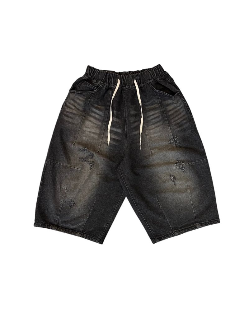 Grain-Damaged Bermuda Shorts (2 Colors)