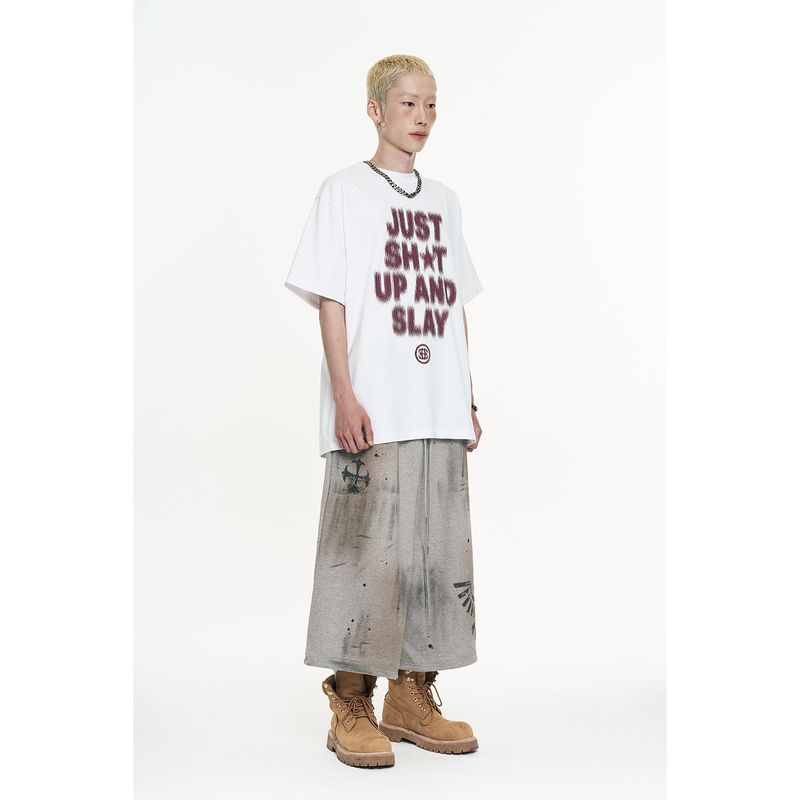 Kandi Blur Short Sleeve - White