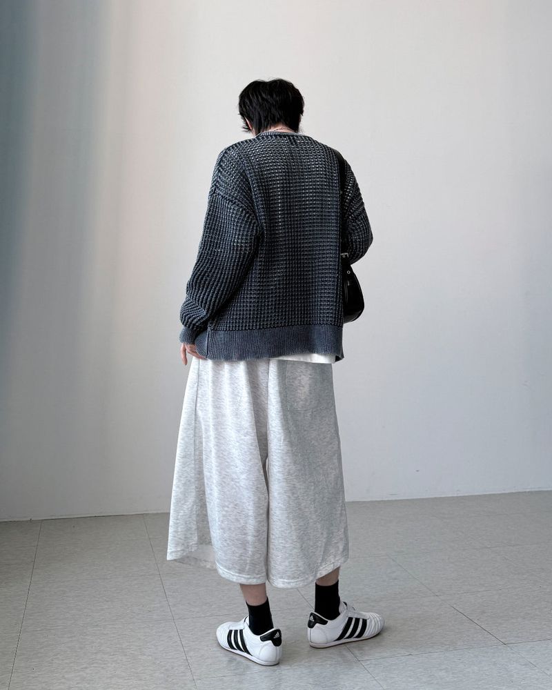 Royal Pigment Mesh Knit