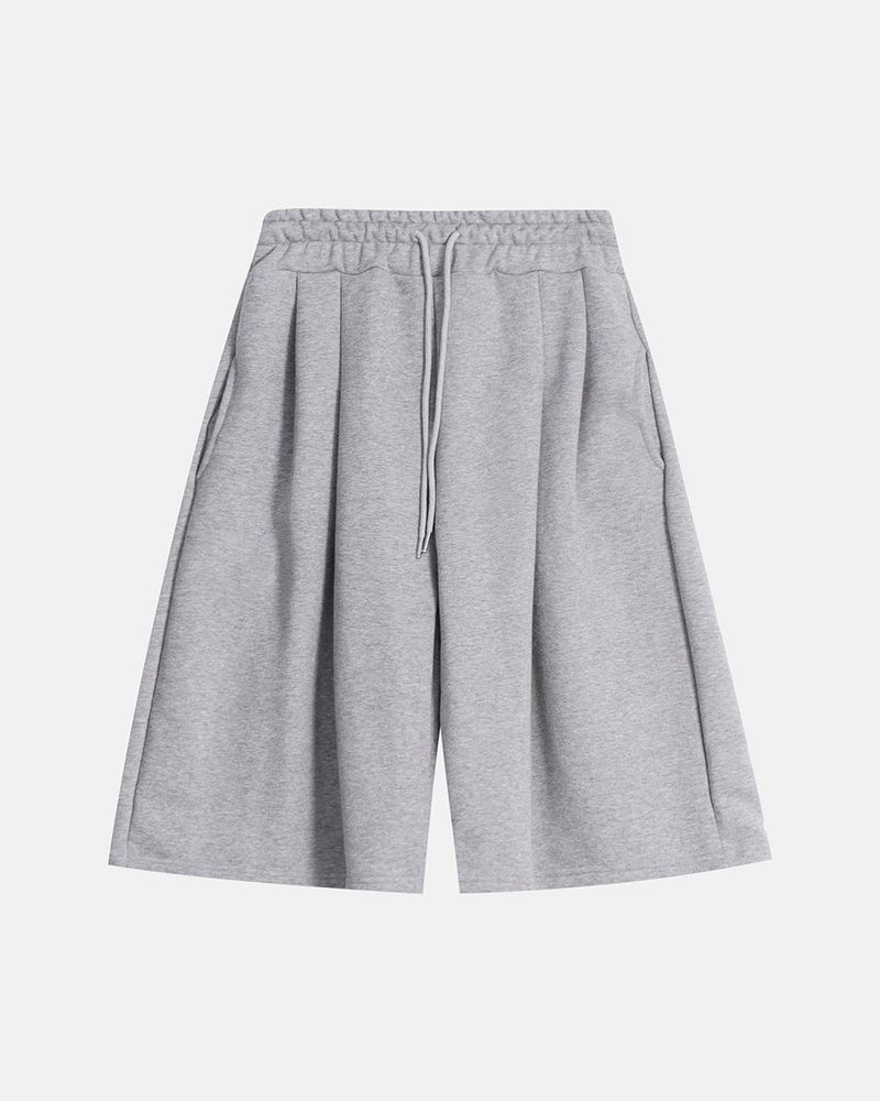 Bant Heavy Sweat Four-Tuck Bermuda Pants