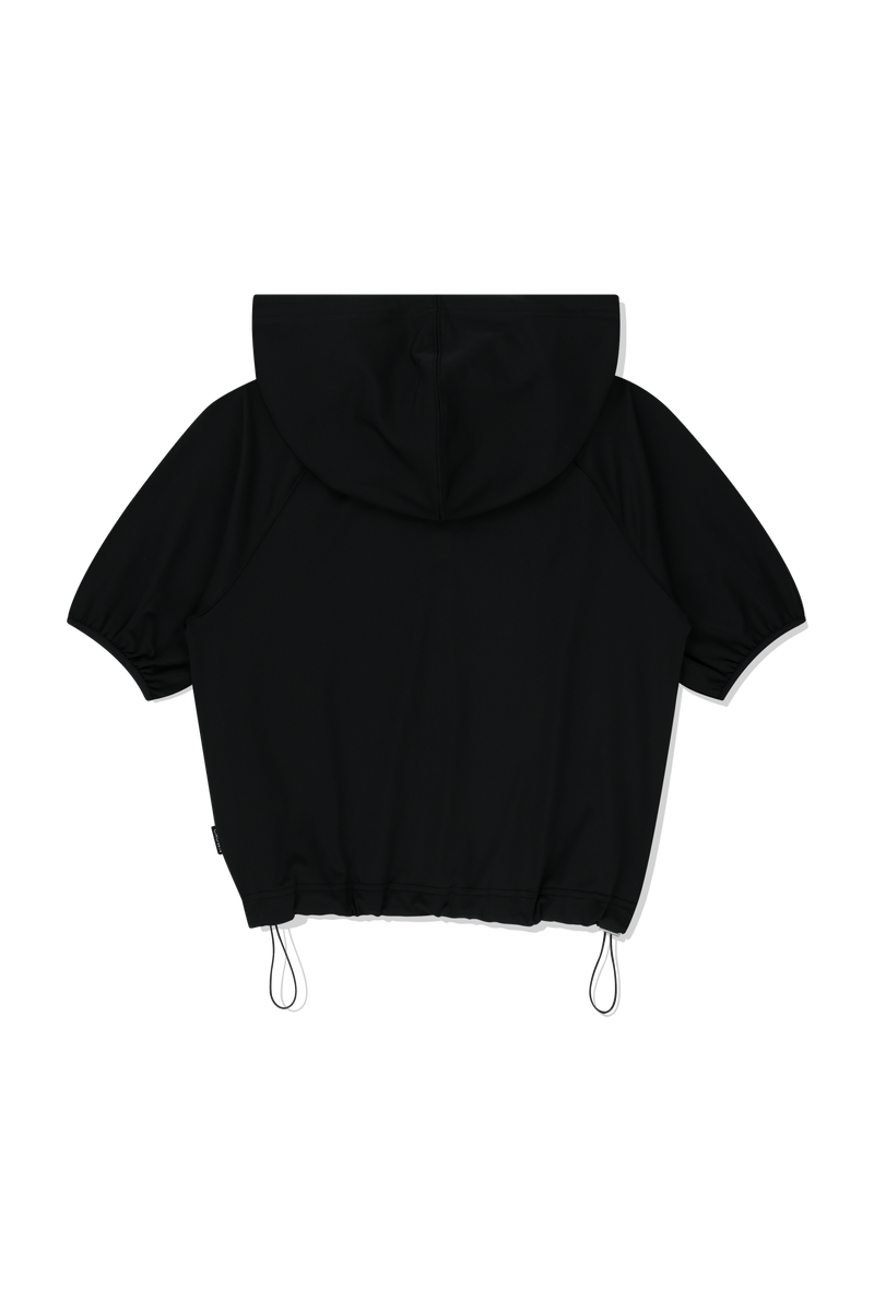 FLOWER EYELET HOOD JACKET