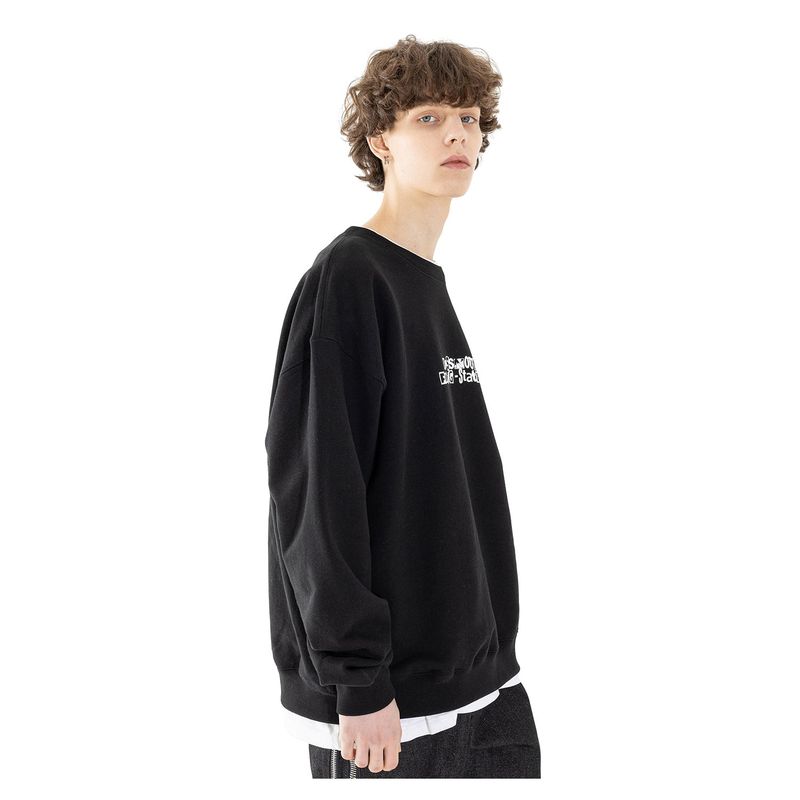 FILLING STATION SWEAT SHIRTS MSHCR003-BK