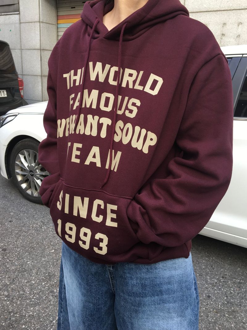  lettering hoodie