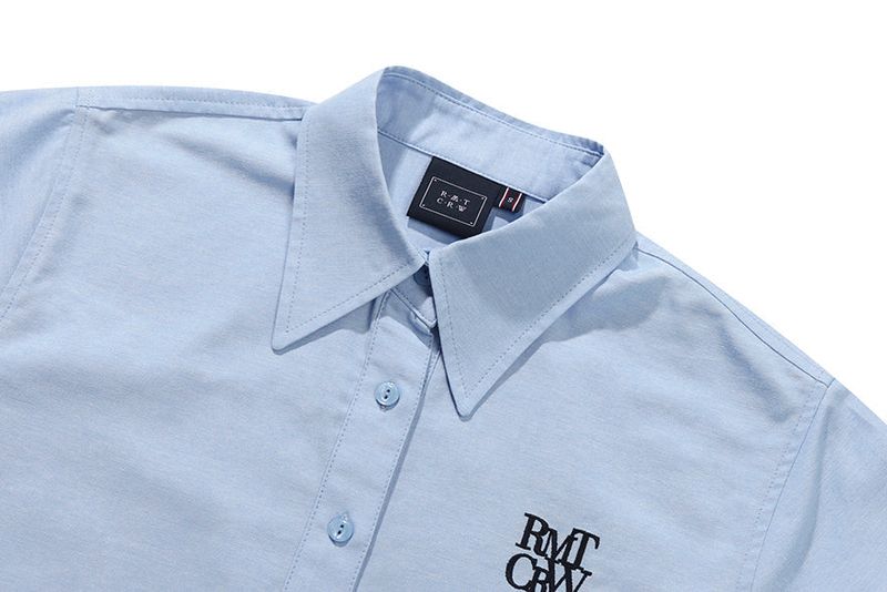 ROMANTIC CROWN（ロマンティッククラウン）の「WOMANS BALLOON HALF SHIRT_SKY BLUE（Tops）」