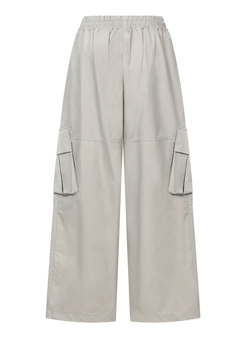 BIENNO PARACHUTE WIDE CARGO PANTS (2COLOR)
