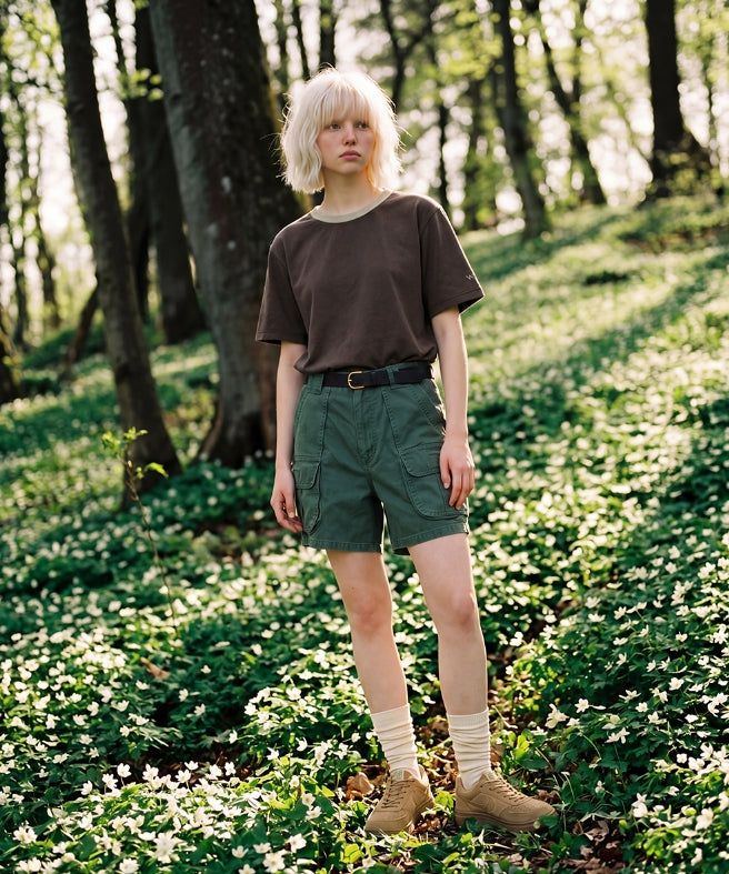 26SS★ Choker Pigment Ringer Short Sleeve T-shirt