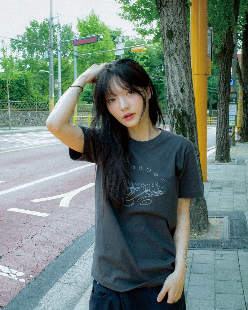 neversaynever®︎（ネバーセイネバー）の「 authentic love T-shirt gray（Tops）」