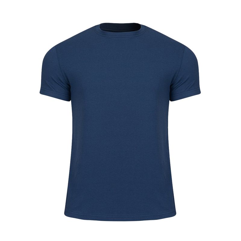 Daily Plain Muscle-fit Tshirt Navy