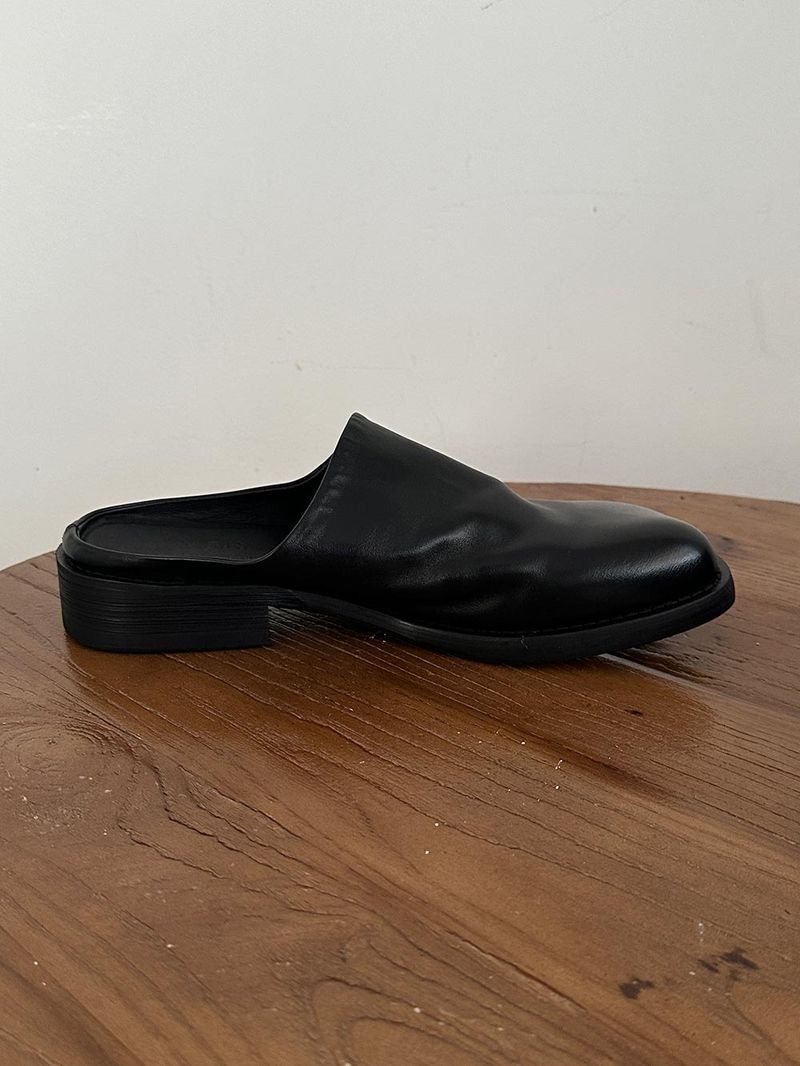ASCLO Handmade Leather Deep Mules (2color)