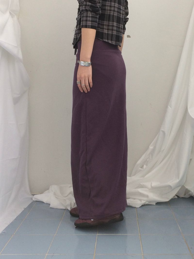 Slim Base String Long Skirt