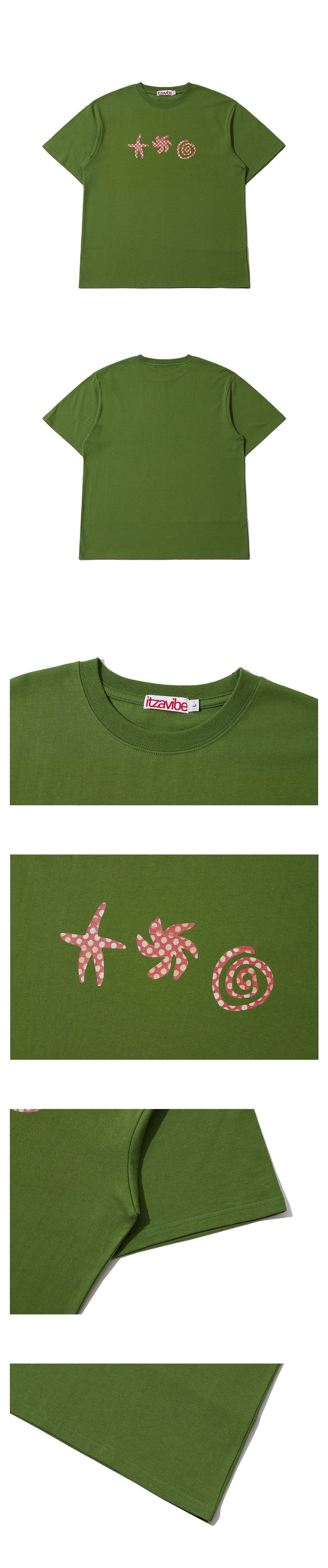 DOODLE T SHIRT - GREEN