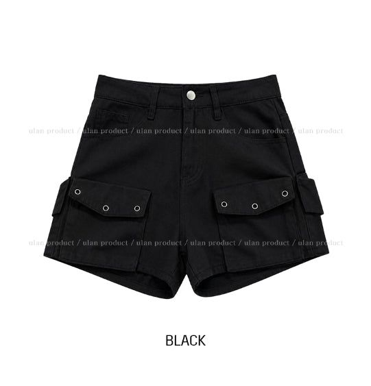 Luin Eyelet Cargo Shorts