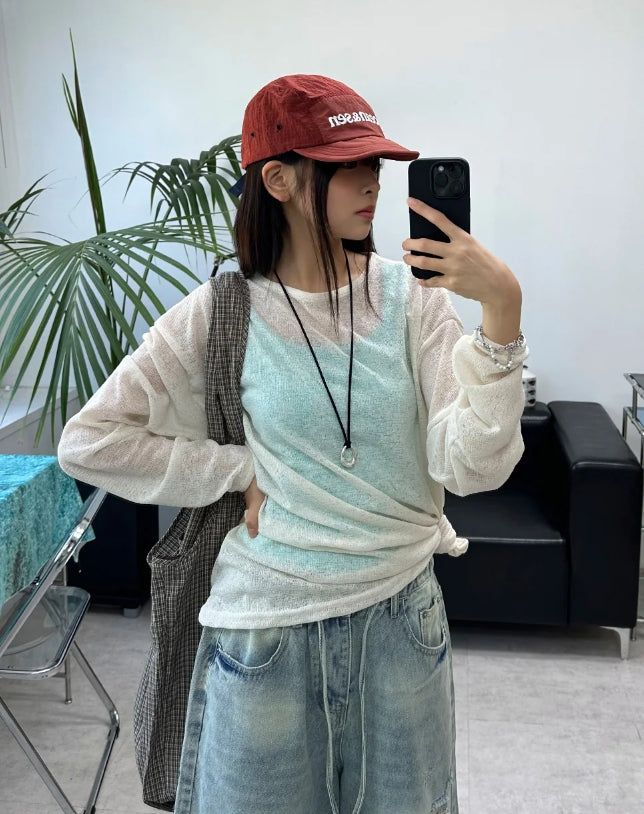 Benon Summer See-through Knit
