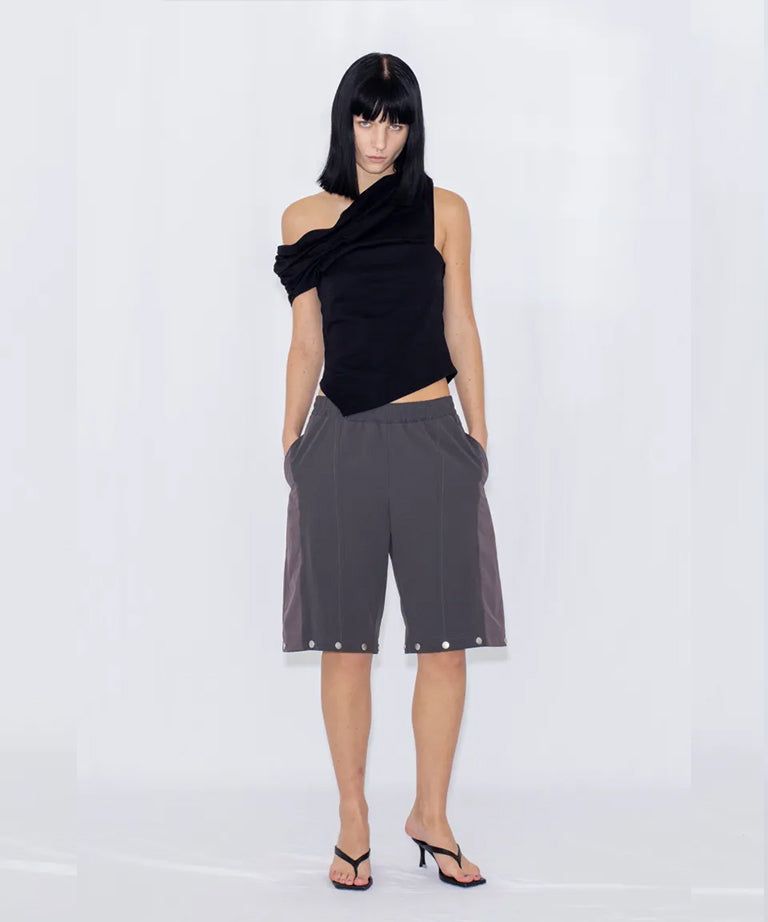 2WAY DEFORMED TRACK PANTS