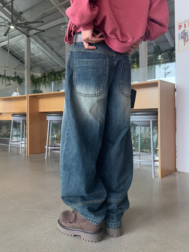 Prine Cut Curved Denim (No.840)