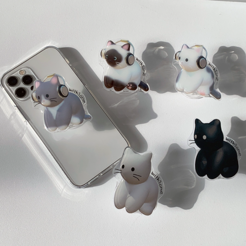 withsome（ウィズサム）の「ミューズサムキャットスマートトック（スマホグッズ/小物）」