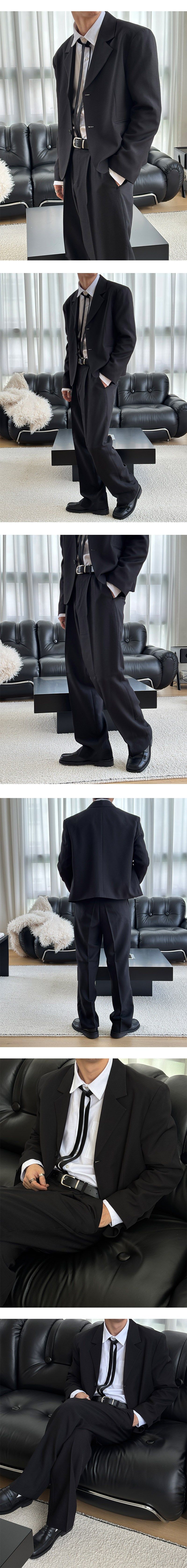 [S/F] Minimal crop blazer(2color)