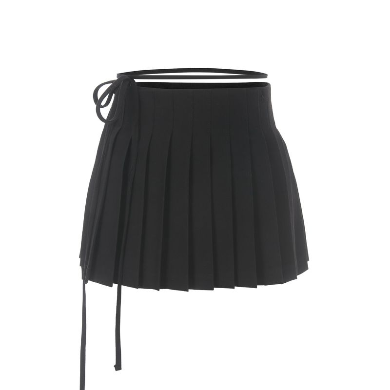 Avant 2-way wrap pleated skirt 001