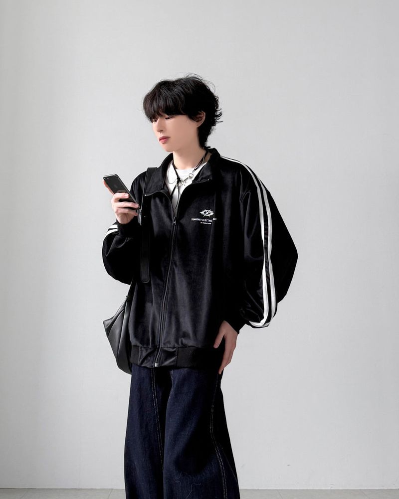 Series Velour Track Jersey
