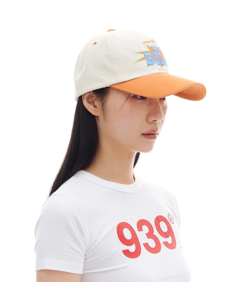 BOLD TWO TONE 5-PANEL CAP (ORANGE)
