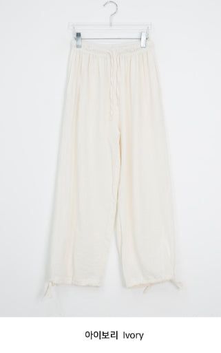 Rooney Linen String Wide Harem Pants