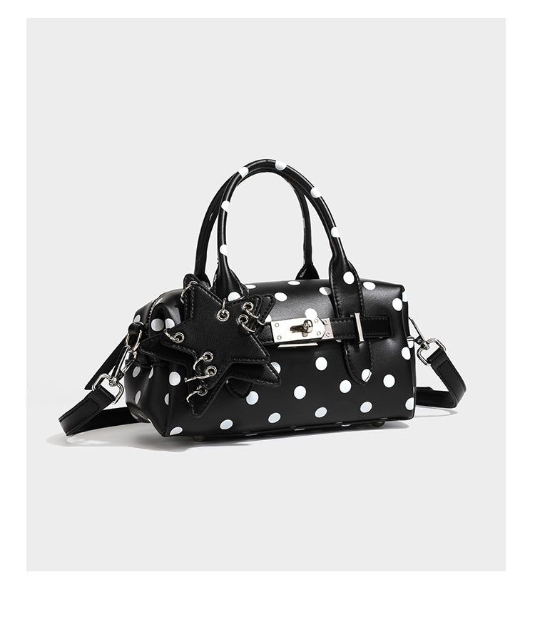 Star Keyring Polka Dot Pillow Handbag