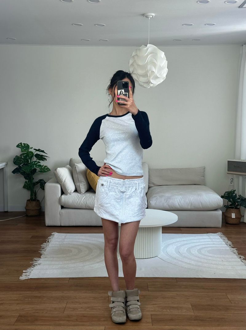 furbaby（ファーベイビー）の「zip sweat mini skirt（Skirts）」