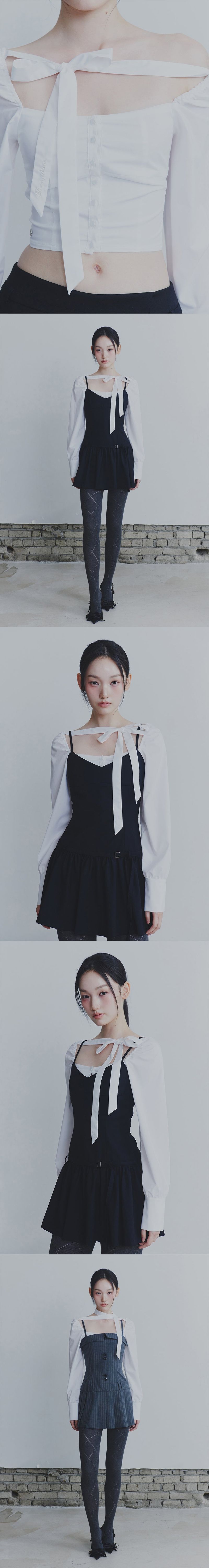 BIANCA SQUARE NECK BLOUSE white