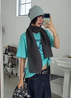 CRINKLE FRENCH SCARF
