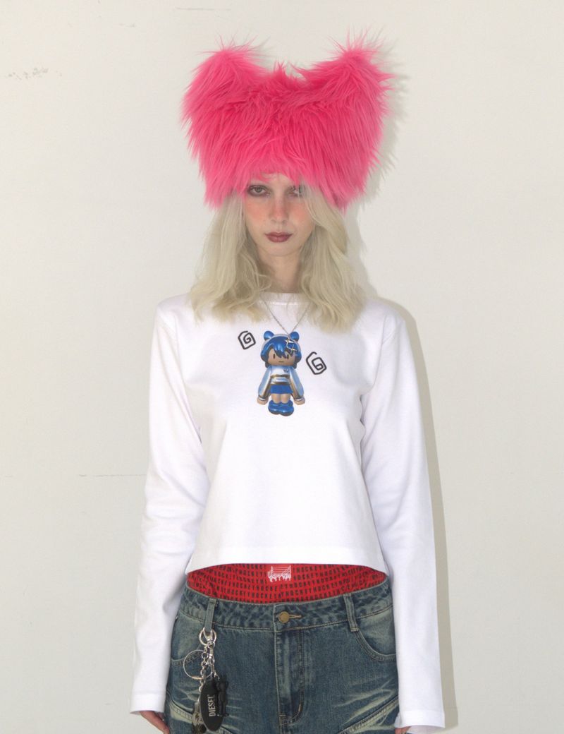 Kater Moji Long Sleeve WHITE