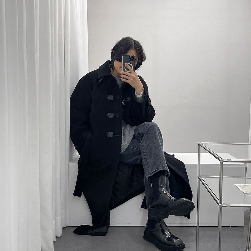 OW Vizo Duffle Long Coat (2 colors)