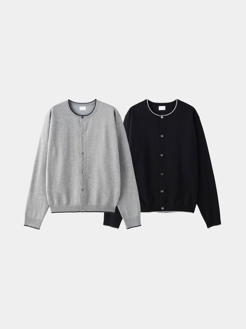 Int color scheme round cardigan