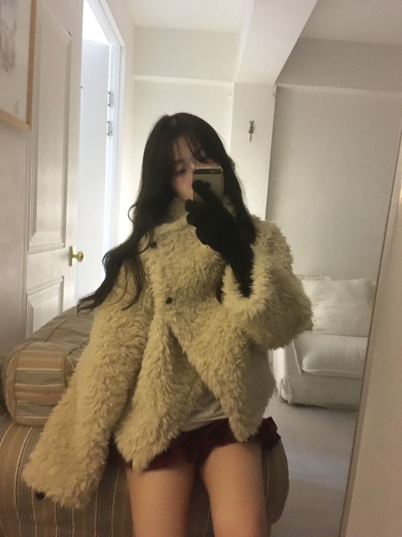 Unbalanced Mustang Fur Jacket