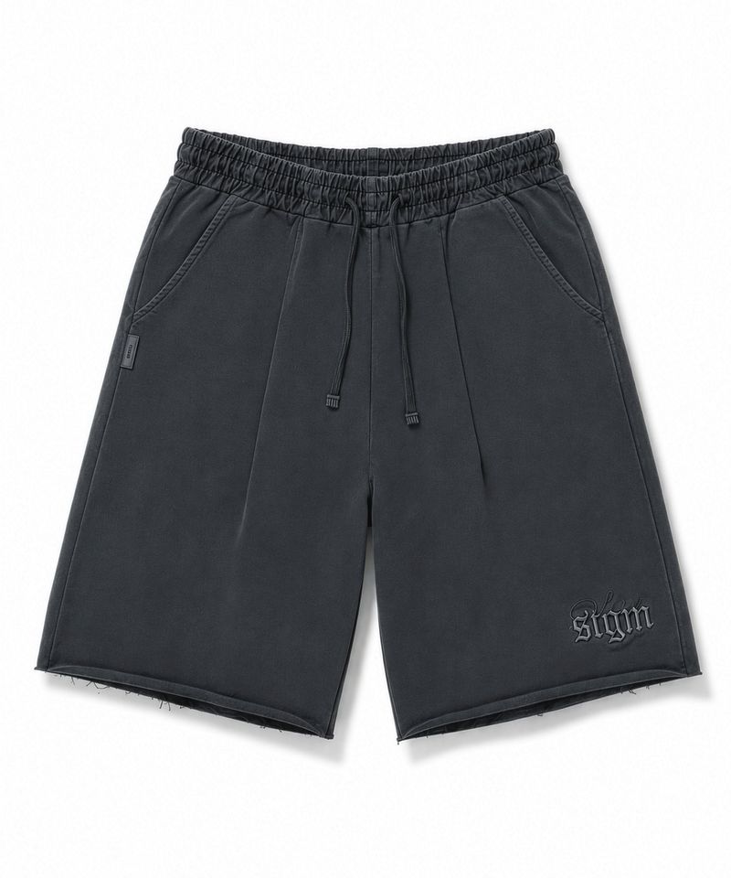 STIGMA（スティグマ）の「ロウカットピグメントバミューダパンツ チャコール（パンツ）」