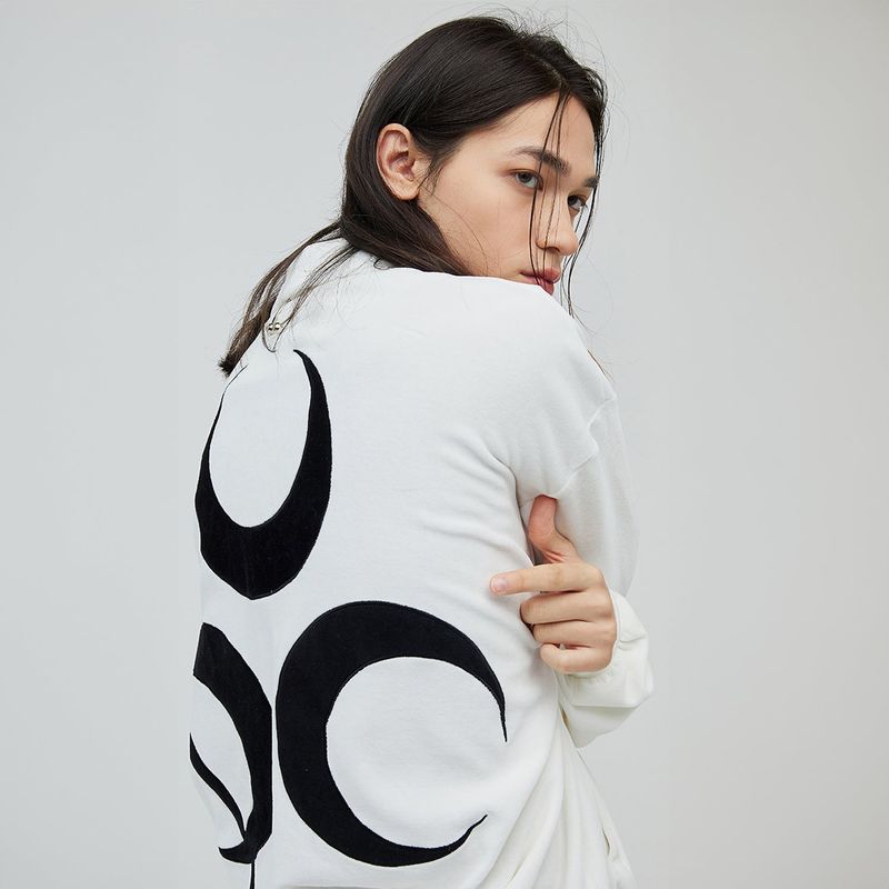 Signature Velour ZIP-UP CREAM