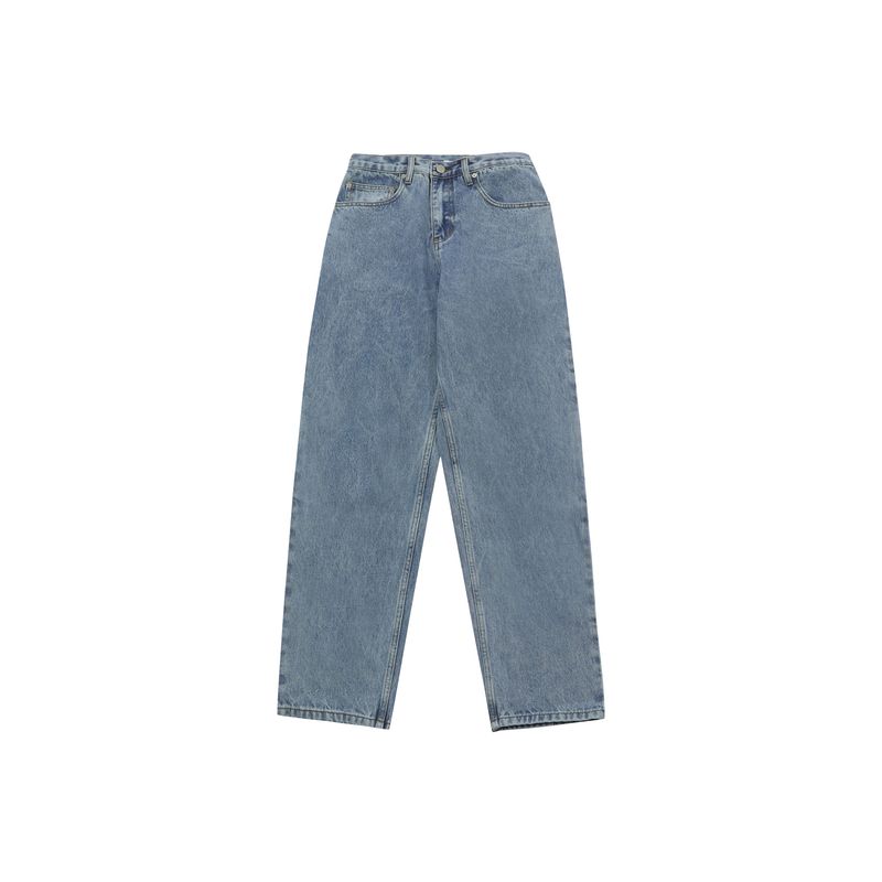 WASHED BLUE RELAXED JEANS