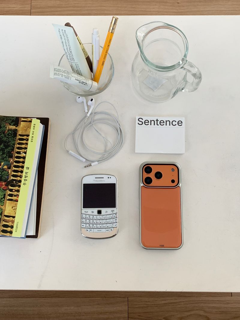 shop.nuee（ショップニュイ）の「o.color orange case (silver epoxy)（Smartphone Accessories）」