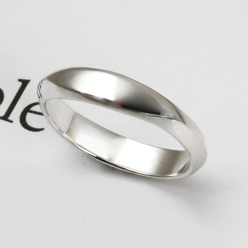 SVR-S615 Sliver 925 Friendship Couple Silver Ring