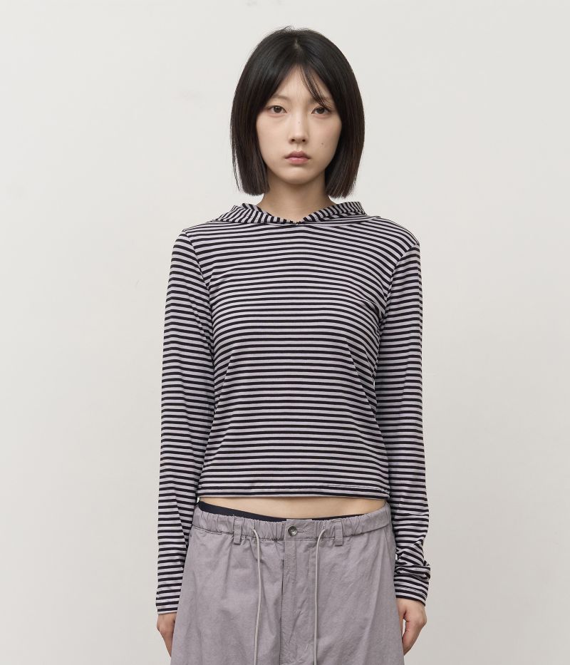 HIFIFNK（ハイファイファンク）の「(W) Mee Striped Hooded Top（Tops）」