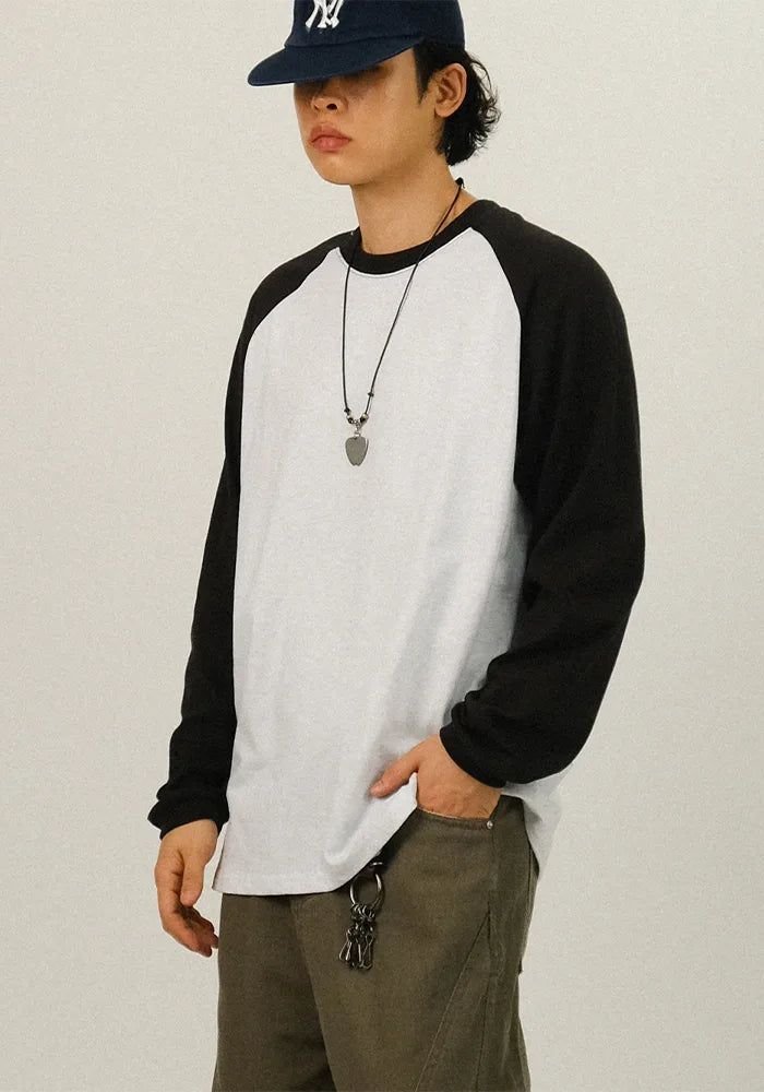 SEMIKAJI（セミカジ）の「EAコージーカラーコントラストロングスリーブT（トップス）」