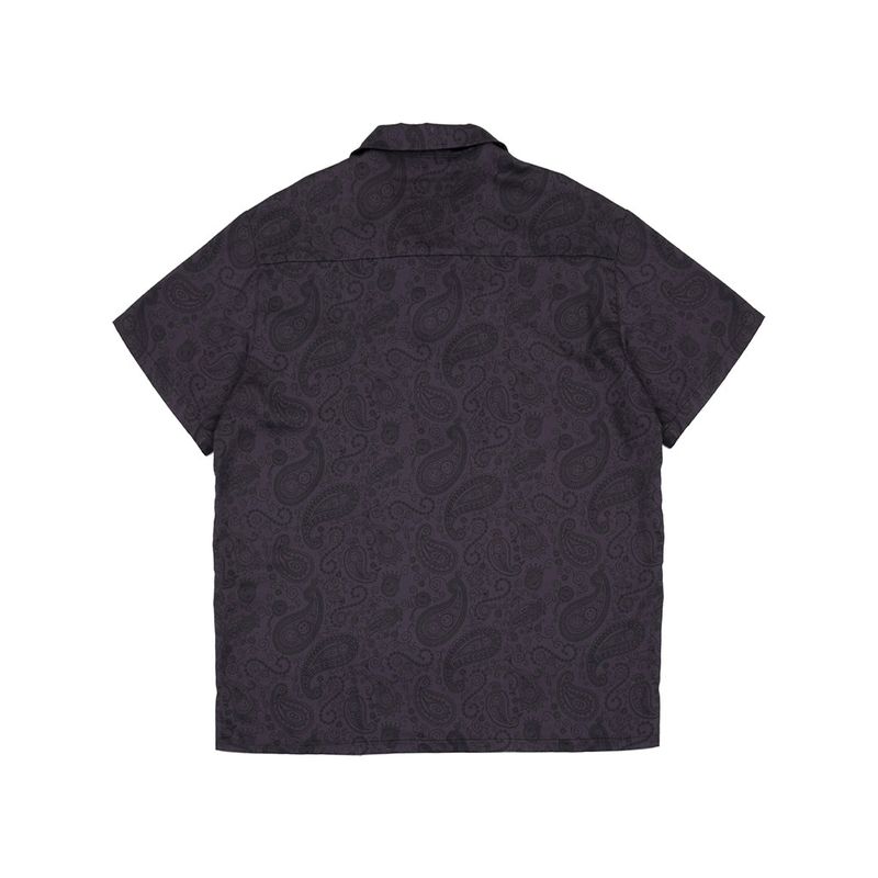 PAISLEY HALF SHIRTS purple