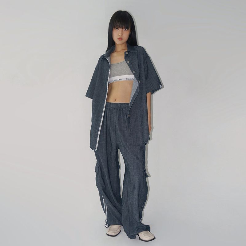 NONFADE A-TAPE DENIM SH (denim)