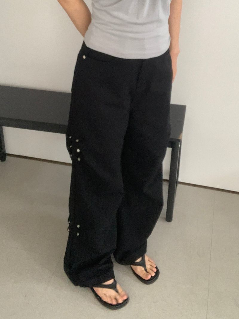 [~2XL] ハワード サイドリベットパンツ