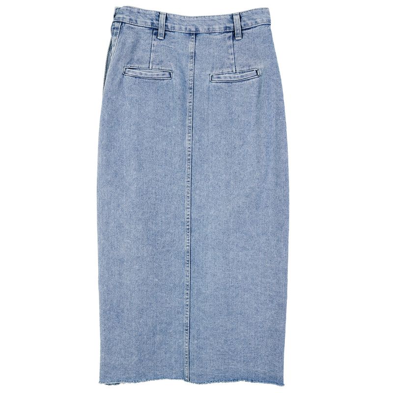 ラップデニムスカート / WRAP DENIM SKIRT_BLUE