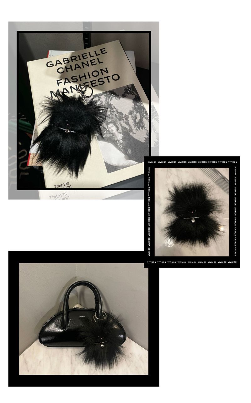 VIVICHO VIVIMON BLACK KEYRING