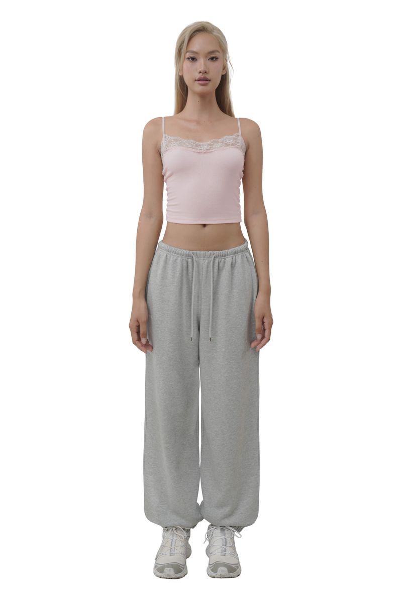 Cream donuts sleeveless, Baby Pink