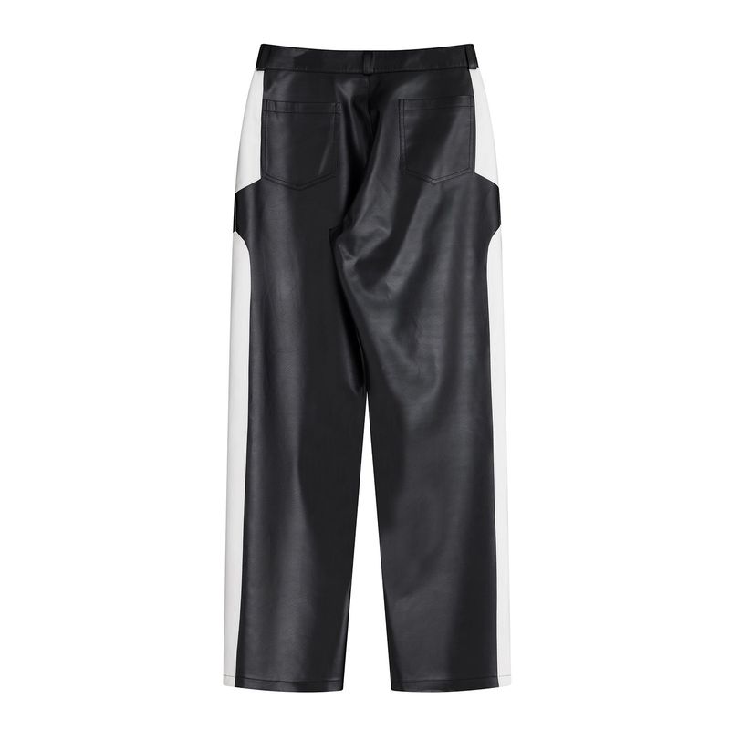 Racer Leather Pants (Black)