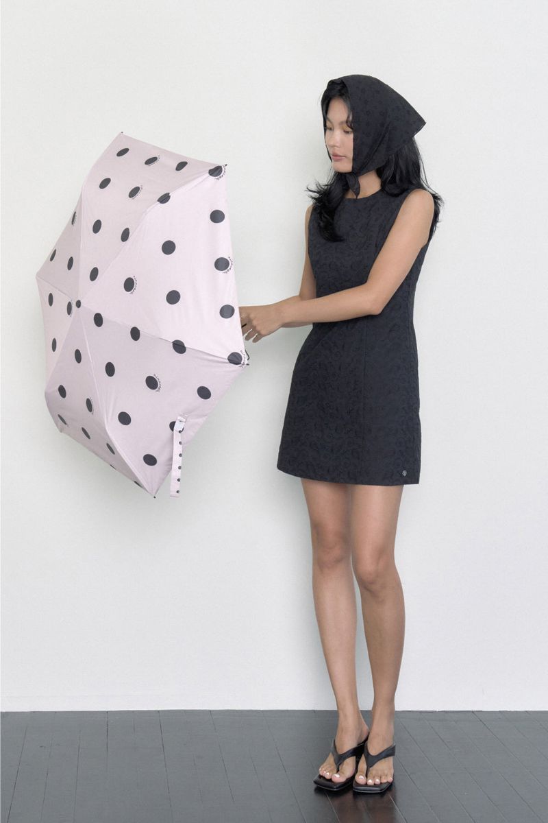 [LIGHT WEIGHT/UV 99.9] LA DOLCE DOT UV UMBRELLA