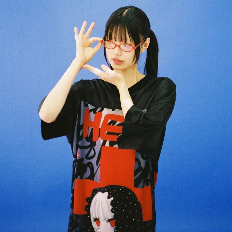 Help Me Satin Top - BLACK