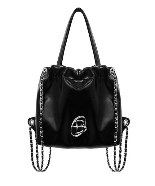 blackpurple(ブラックパープル)の「muffin multi bag-black(Bags)」